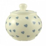 ROY KIRKHAM FINE BONE CHINA | BLUE HEARTS SUGAR BOWL